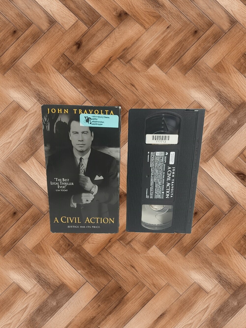 🎬 Vintage "A Civil Action" VHS Tape - John Travolta ⚖️